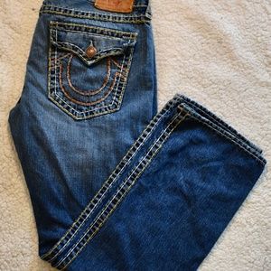 Mens True Religion Ricky Super T Jeans 38x33